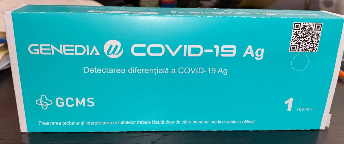 Genedia W COVID-19 Ag box, 1 test per kit